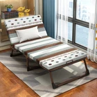 Portable folding rollaway metal frame bed for bed room furniture and camping cot bed