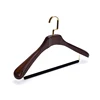 Cheap wholesale wooden kobel children coats clothes hangers with inlaid trouser bar