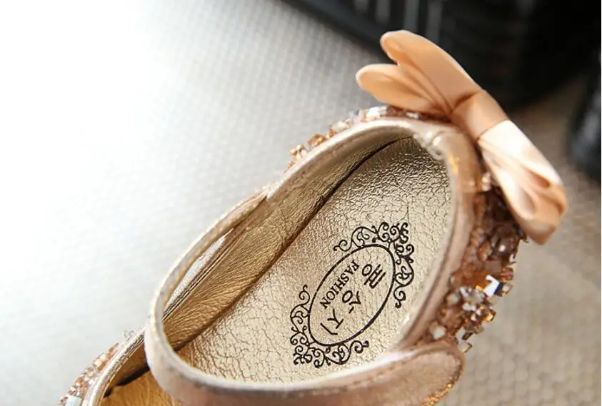 Girls diamond single shoes-20