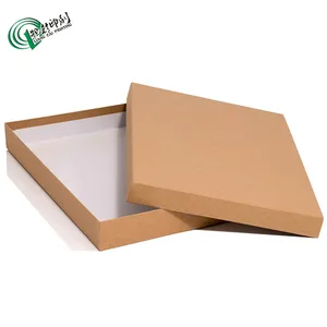 wholesale recycled brown kraft paper cardboard gift box with