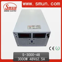 3000W 48VDC Single Output Switched Mode Power Supply S-3000-48