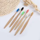 100% biodegradable bamboo bristle toothbrush baby for wholesale