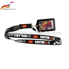 Sublimation Heat Transfer Straff Id Card Rope Lanyard Polyester Leather Neck Strap Lanyard