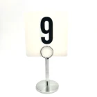 Wholesale Restaurant kitchen catering buffet accessories brass wedding table number/ gold card holder