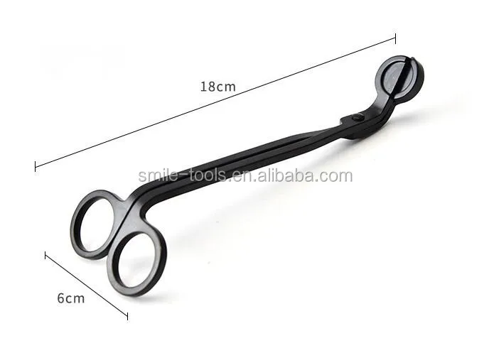 wick trimmer set matt black