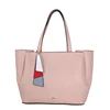 China Manufacturer Made Good Quality Pu Leather Tote Bag Pink Handbag Women Bags Handbag Tote Ladies Hand Bags Bolsas Femininas