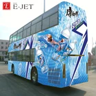 Guangzhou factory price white printing self adhesive vinyl sticker roll