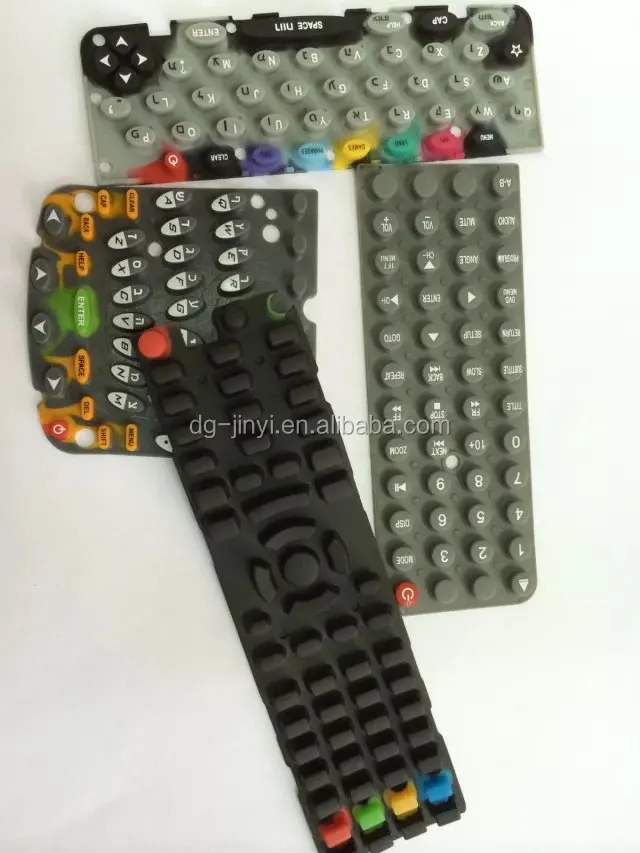 Remote Controller Application Silicone Keypad Button Material Silicone Rubber Membrane Switch