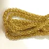 Pure gold and silver thread Crochet cord