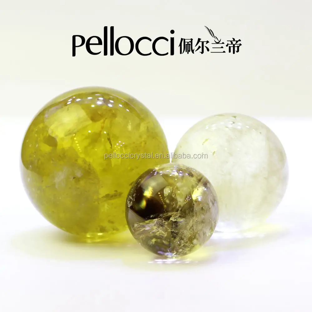 healing reiki 100% natural citrine quartz crystal ball for sell