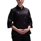 Wholesale hotel restaurant long sleeve chef shirt uniform for unisex