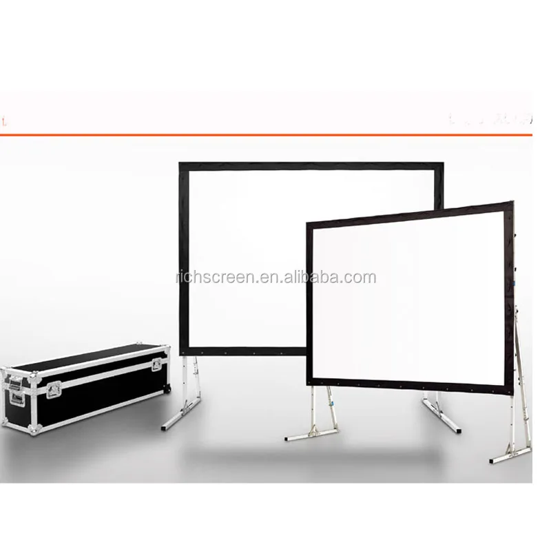 180 "200" 300 "pulgadas portátil al aire libre pantalla de proyección Fold Fast/Pantalla de proyector
