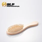 Hair comb with blade wooden scalp massage hair comb