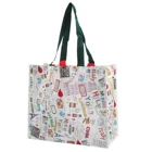 Foldable recycle long handle RPET shopping bag