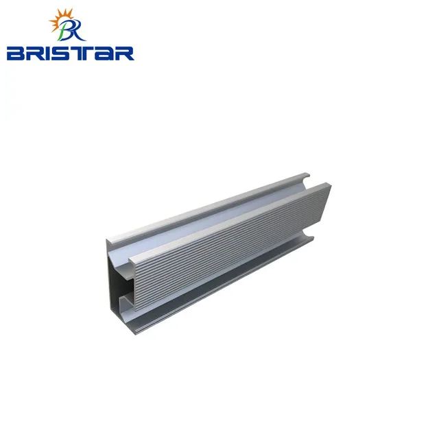 Factory Price Extruded Solar Panel Mounting Aluminum Rail For Pv Brackets System