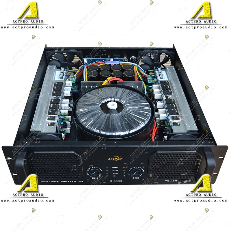 Actpro professional amplifier 4 channels digital amplifier amplifier power - ANKUX.COM