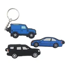 Custom 2d 3d Car Shape Cheap Soft Pvc rubber Keychain