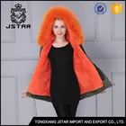 Factory wholesale army jacket style high quality faux fur coat