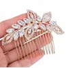 Vintage high quality cubic zircon bridal hair comb for wedding