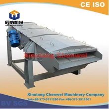China manufacturer linear vibrating screen for tire rubber granule