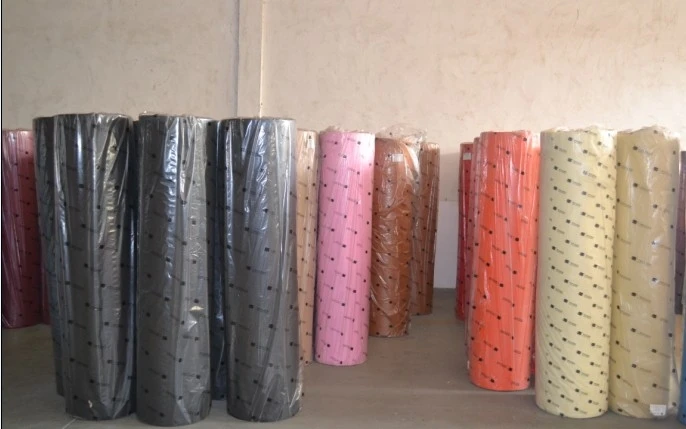 Cross lapping 80% polyester 20% viscose nonwoven fabric