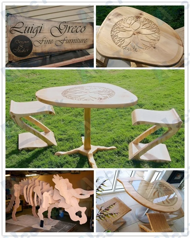 Machine 3d wood carving CNC Router AKM1325 ATC