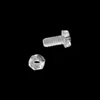 Plastic Custom Transparent Screw Rivet Nuts Bolts