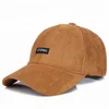 10% OFF Custom embroidered suede baseball cap with metal strap closure