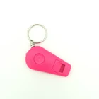 ABS LED Light Keychain Best UV wavelength 365nm-370mn Light Keychain with Whistle Wholesale Keyring