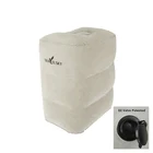 Travelsky inflatable camping footrest pillow for travel portable leg rest