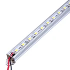 5050 led rigid bar lights led strip bar with aluminum profile, DC12V, IP67 and white color CE ROHS