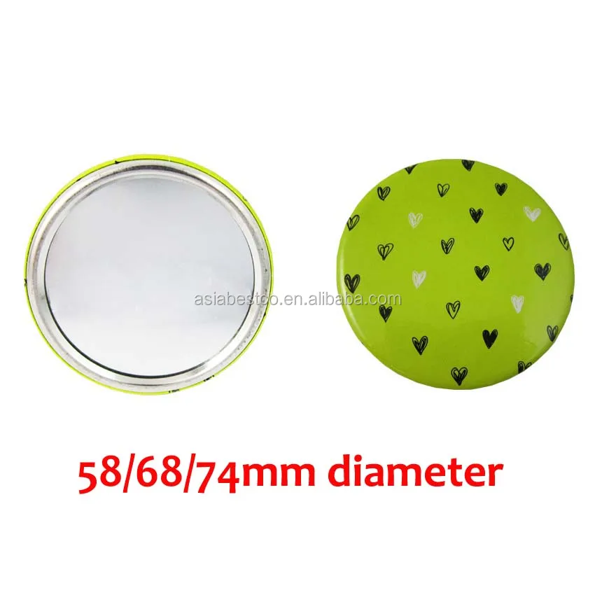 material:  plastic, glass product packing:  each makeup mirror