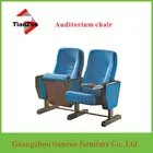 furniture city auditorium or cinema chair with hemp sofe cloth(T-C24)