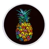 500g beach towel pineapple table cover beach towel favors quick dry fabric printed