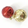 High quality shiny hanging hand painted glass christmas ball with stars