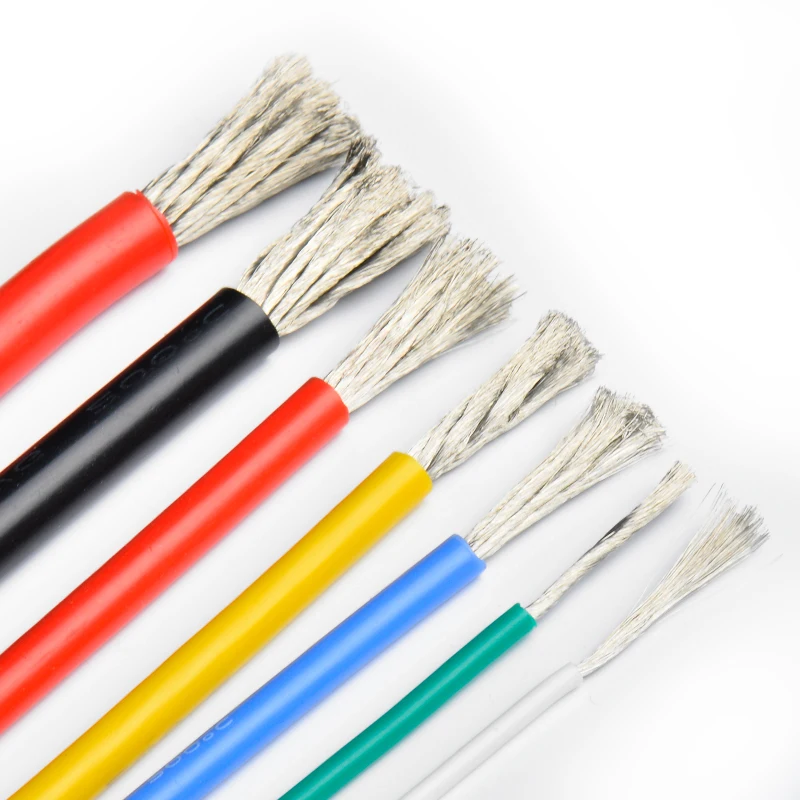 Silicone Cable Flexible Wire 14-28 30AWG Copper Tinned HIGH TEMP UL3239 Black