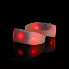 New Fashion Audio Programmable Remote Controlled Flashing Light Dmx Led Bracelet for concert event