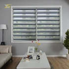Pleated zebra blinds cortinas roller sunscreen for low price