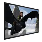 Affordable 3D Silver Fixed Frame Screen, High Quality and Immersive