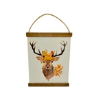 Sika deer animal posters decorative art wall picture