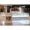 Attractive jewellery display kiosk and jewellery shop furniture design mall display kiosk for jewelry