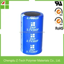 Supercapacitor 2.7v 360f <strong>Ultracapacitor</strong> 2r7 307 China supercapacitor phone charger
