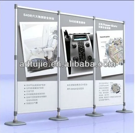 展示機器の背景のバナー広告ポータブルディスプレイ-パネルディスプレイ問屋・仕入れ・卸・卸売り