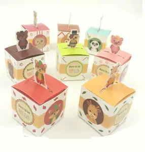 animals baby shower chocolate box packaging gift box for party