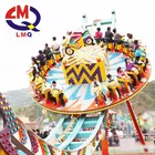 Amusement flying ufo rides! funfair mega disco park children fun fair games