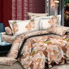 dubai 3d bedding sheet set floral twill fabric