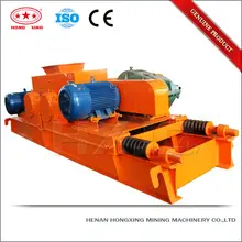 CE/ISO certification Hongxing small size iron hydraulic roll crusher