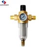 cheap Whole House Main Line Automatic water purifier home water pre Backwash Brass Water Pre Filter with no Lead for home system