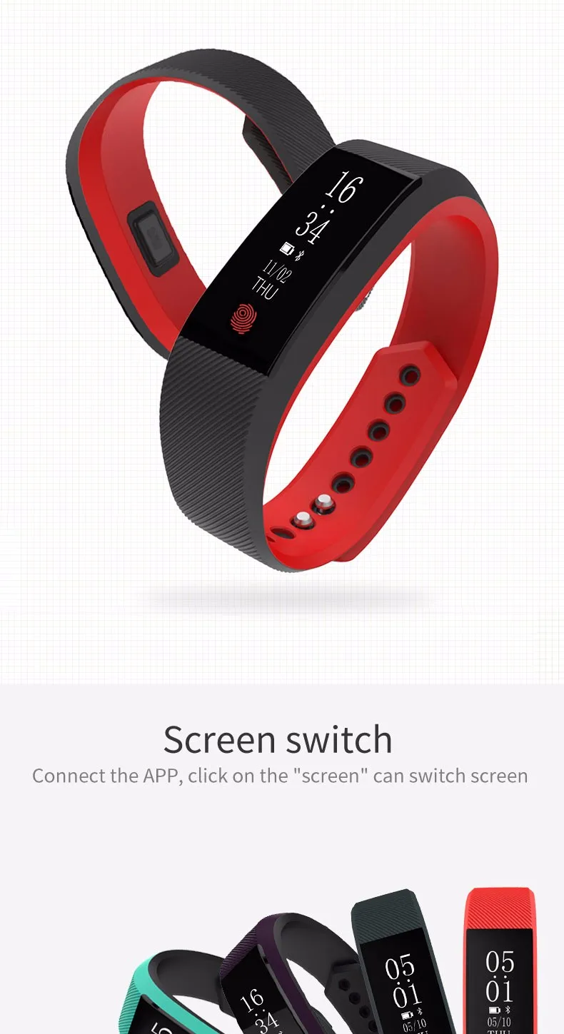 Ip67 Waterproof Smart Bracelet Watch Health,Fitness Tracker,Smartwatch