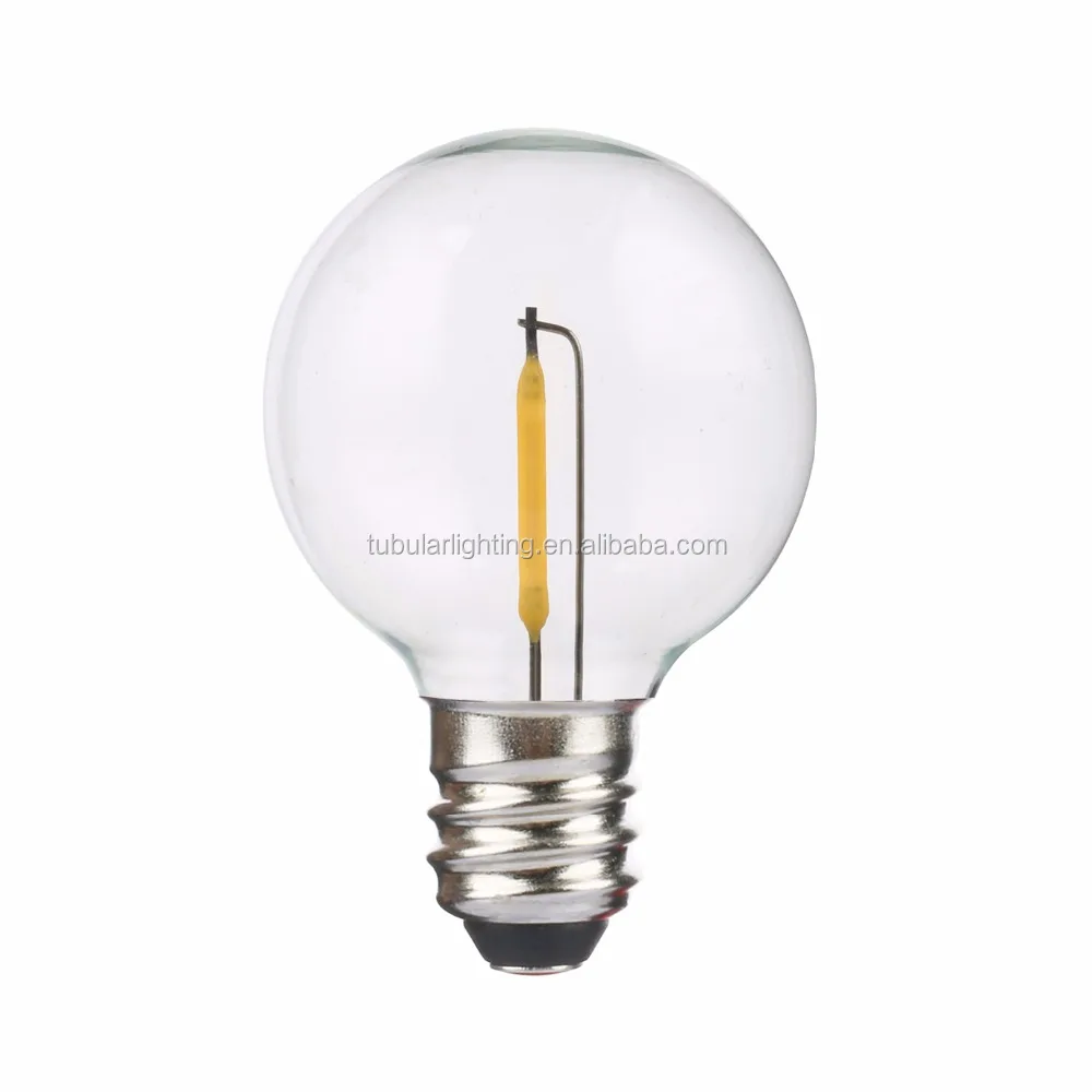Whole Led C9 Bulbs Best From China Glass Plastic Cover E17 Base G40 Globe String Lighting Ul Certificate